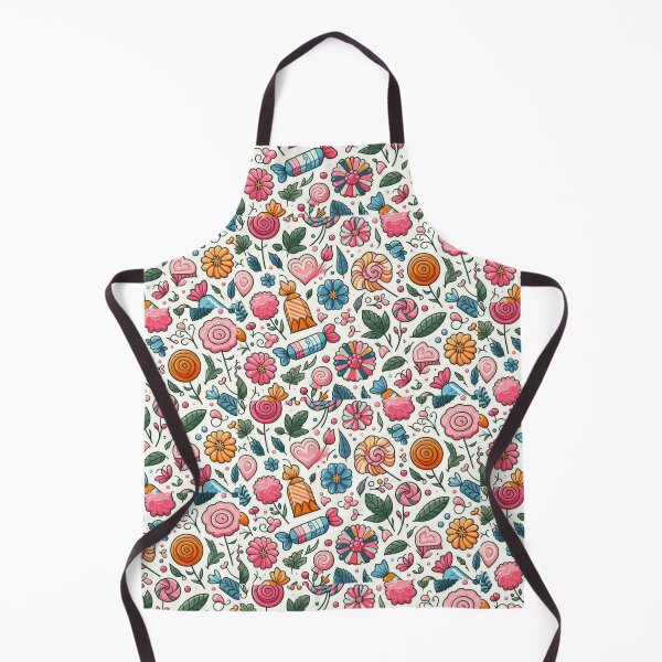 Item preview, Beautiful colorful print of flowers and candies designed and sold by Maira Guerrero.