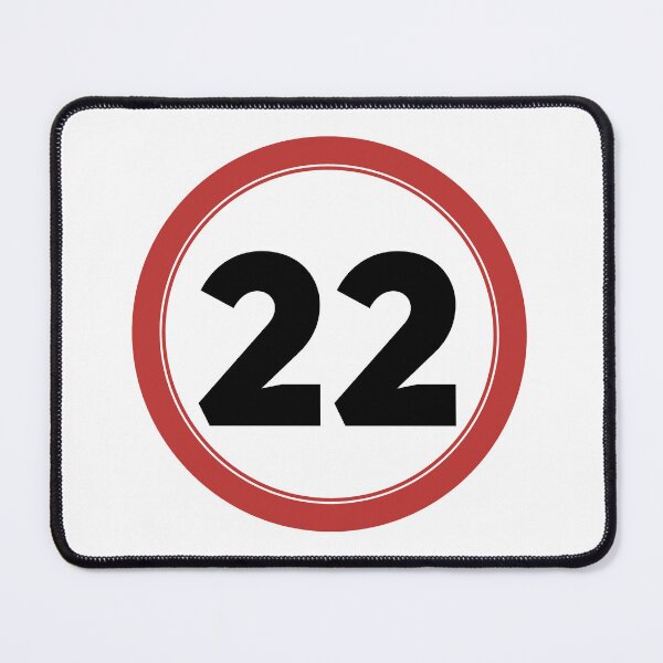 Item preview, Speed limit 22, happy 22nd birthday designed and sold by Wolagno.