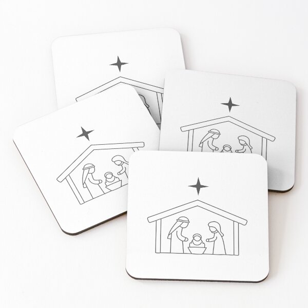 Item preview, Traditional Nativity Scene Art – Christmas Spirit Collection designed and sold by CrossCrafted.