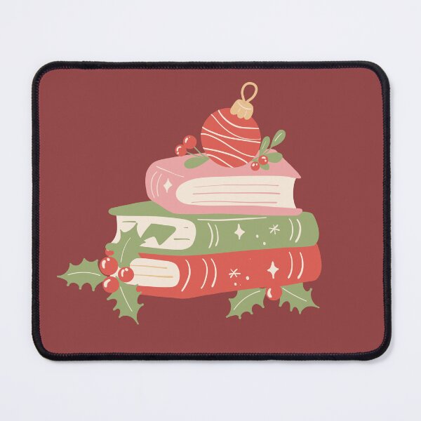 Item preview, Girly Christmas book stack with ornaments sticker designed and sold by KWZCreates.