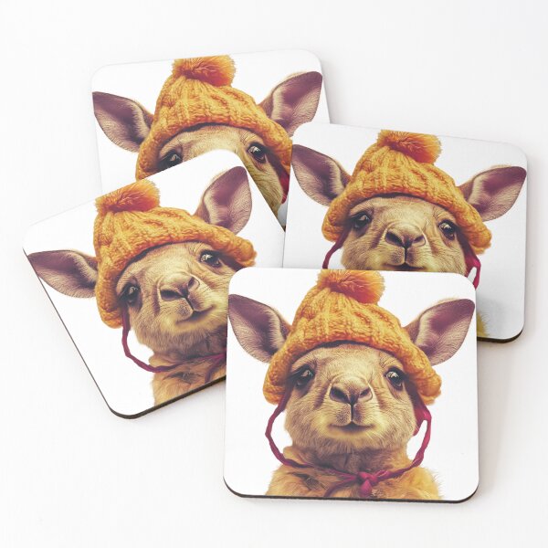 Item preview, Kangaroo in winter designed and sold by PixcelStudioB.