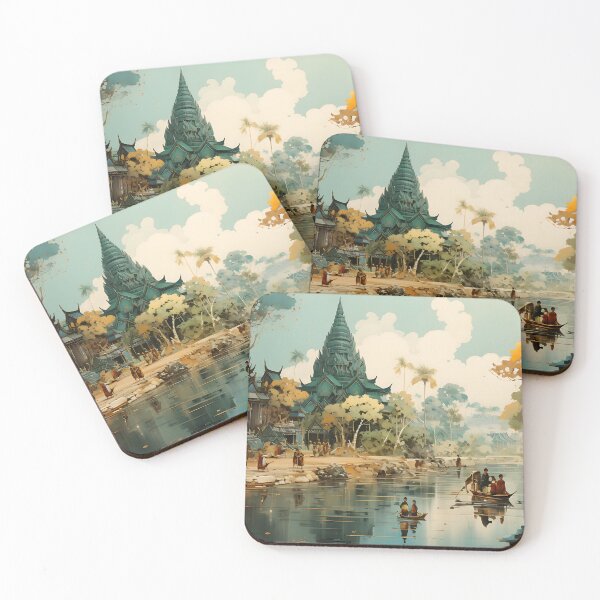 Item preview, Ancient Khmer - Temple designed and sold by KootenayDesigns.