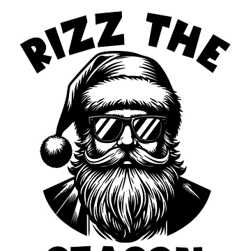 Artwork thumbnail, Rizz The Season Funny Rizz Santa Rizzler Santa Rizz Gear by DynamicDesign