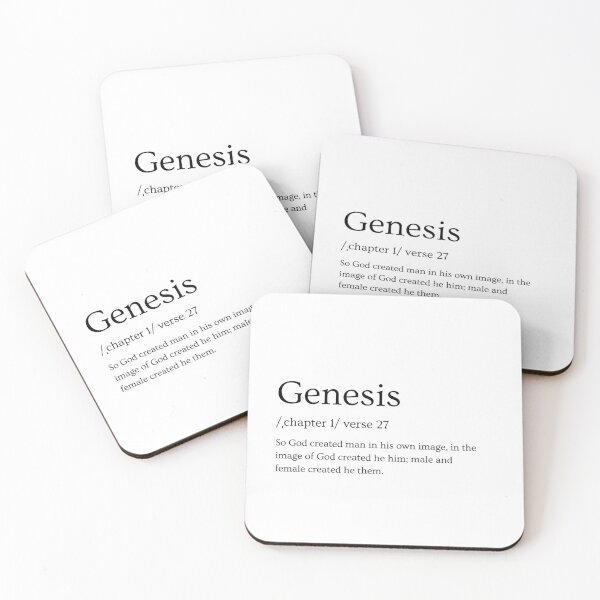 Item preview, Genesis 1:27_Bible Quotes designed and sold by QuotifBible.