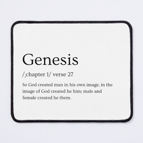 Item preview, Genesis 1:27_Bible Quotes designed and sold by QuotifBible.