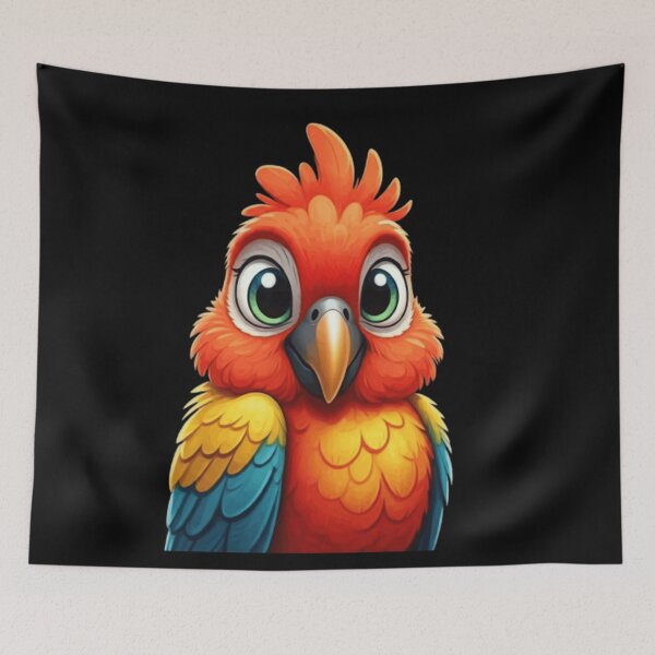 Item preview, Curious Parrot designed and sold by StickersRyous.