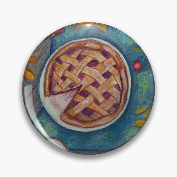 Item preview, Autumn still life. A pie, apples, and autumn leaves on a wooden table designed and sold by rusmashart.
