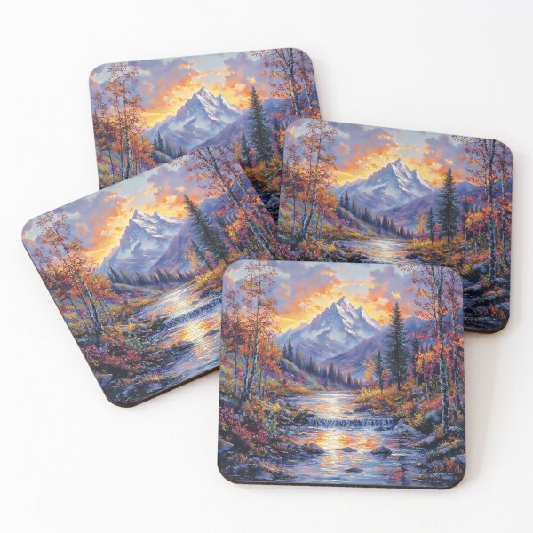 Item preview, Autumn Mountain Falls  designed and sold by Dawn van Doorn.