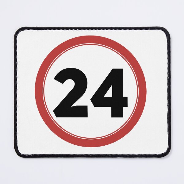 Item preview, Speed limit 24, happy 24th birthday designed and sold by Wolagno.