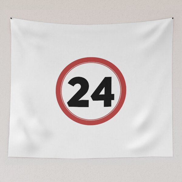 Item preview, Speed limit 24, happy 24th birthday designed and sold by Wolagno.