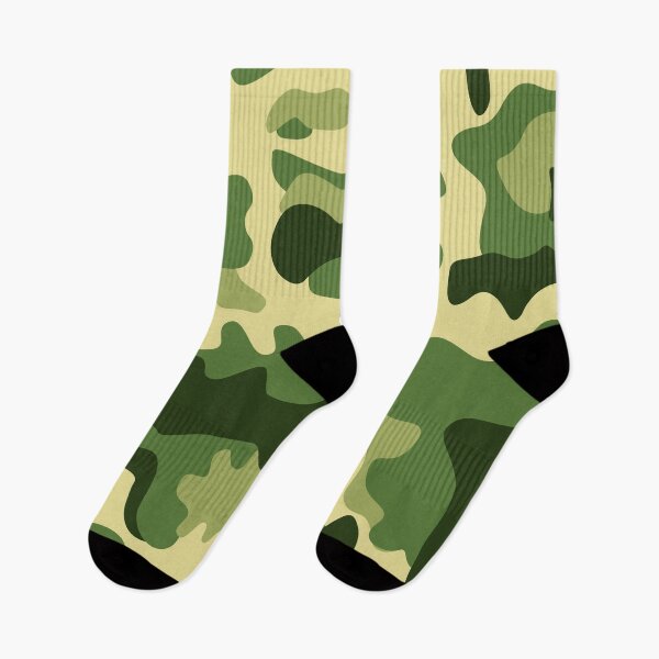 Item preview, Camo Green designed and sold by SocksPlusClub.