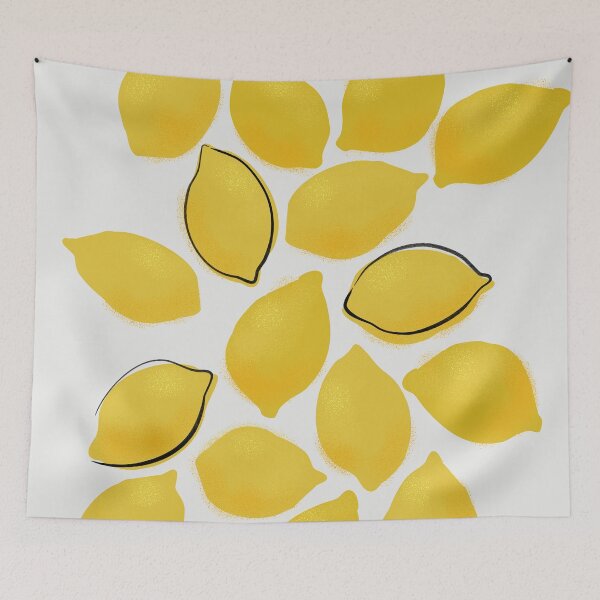 Item preview, Jenue lemons (square) designed and sold by blursbyai.