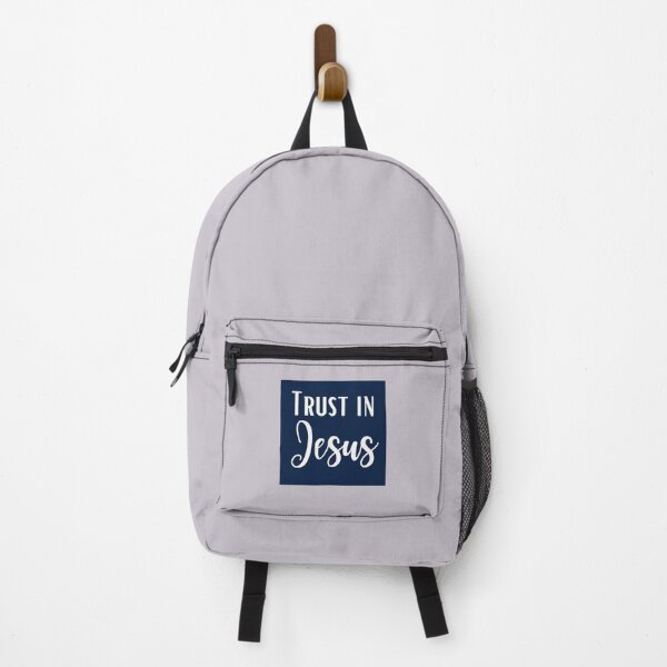 Item preview, Uplifting words: trust in Jesus - christian, inspirational quotes for you :) NAVY BLUE BACKGROUND designed and sold by I_Love_To_Uplift.