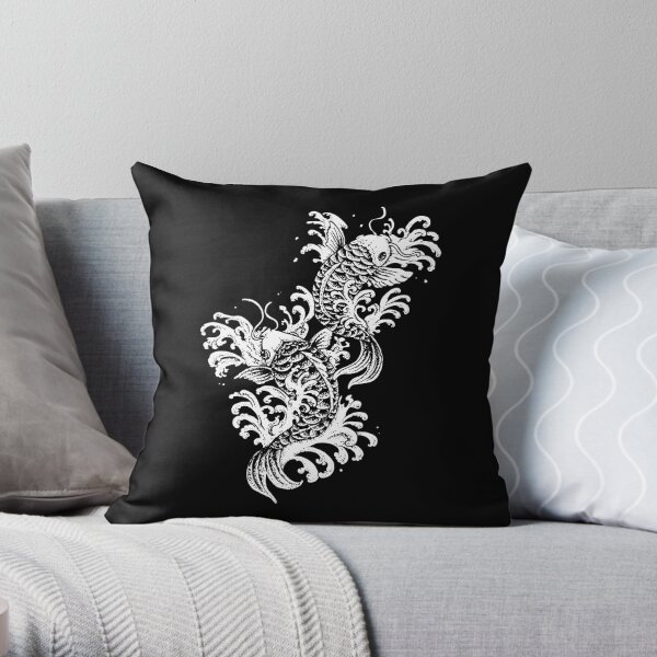 Koi Carp Tatouage Coussin