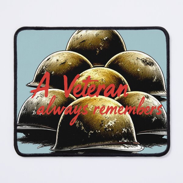 Item preview, A Veteran always remembers designed and sold by BlackCoralArt.