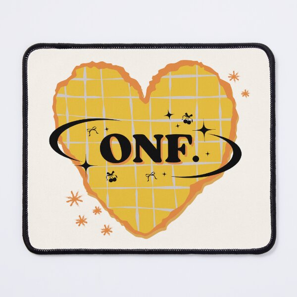 Item preview, ONF K-Pop Design Heart Scrapbook Design in Yellow & Orange designed and sold by AJUNICE STUDIO.