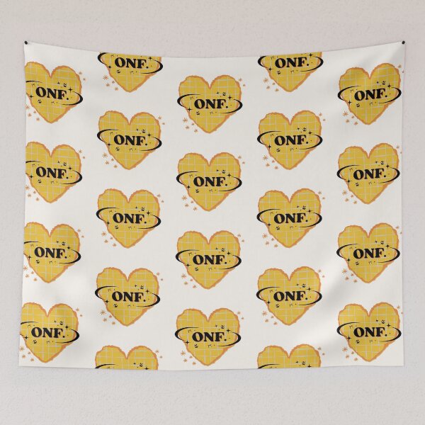 Item preview, ONF K-Pop Design Heart Scrapbook Design in Yellow & Orange designed and sold by AJUNICE STUDIO.