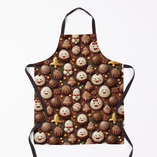 Item preview, Festive Feast: A festive pattern with chocolates arranged on a platter, surrounded by other holiday treats. designed and sold by Grang Art Artistic Designs.