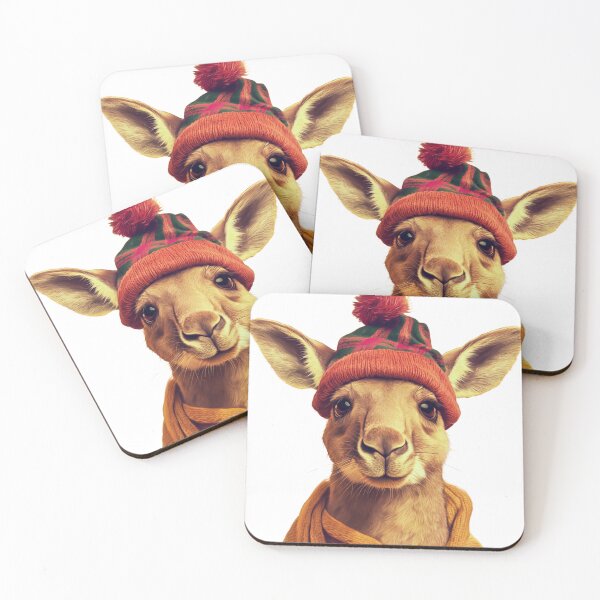 Item preview, Kangaroo in winter designed and sold by PixcelStudioB.
