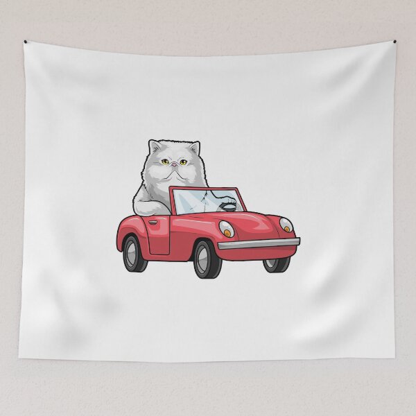 Item preview, Persian cat Car designed and sold by Snabdesign84.