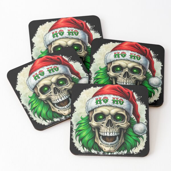 Item preview, Scull Santa Claus Ho Ho Ho designed and sold by LeeLooUA.