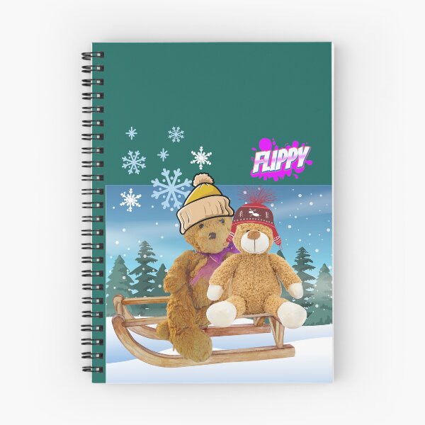 Item preview, Flippybear Sledding fun designed and sold by hapeve4shirts.