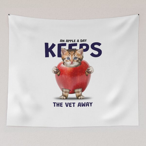 Item preview, An Apple A Day Keeps The Vet Away T-Shirt designed and sold by PurifiedART.