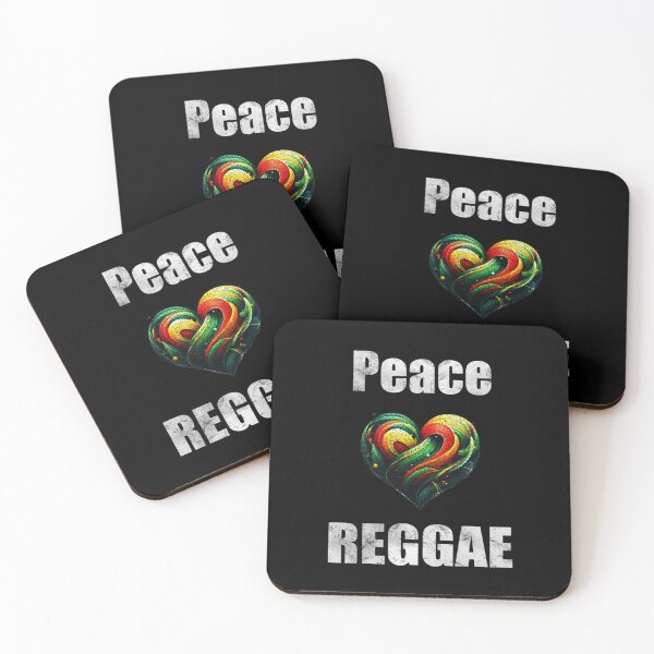 Item preview, Love Peace Music Rasta Reggae Rastafari Roots Reggae Pride  designed and sold by Creat-Des.