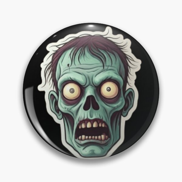 Item preview, Zombie Head designed and sold by StickersRyous.