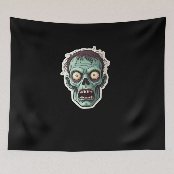 Item preview, Zombie Head designed and sold by StickersRyous.