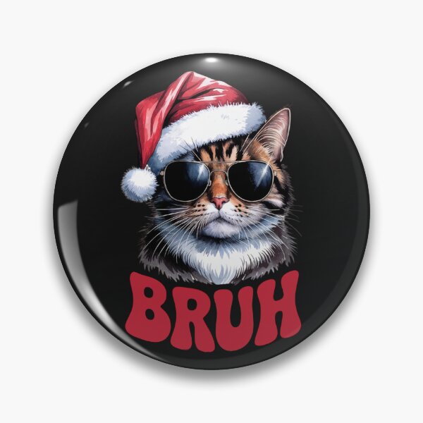 Item preview, Cat Santa Hat Sunglasses Merry Christmas designed and sold by Adrian Kane.