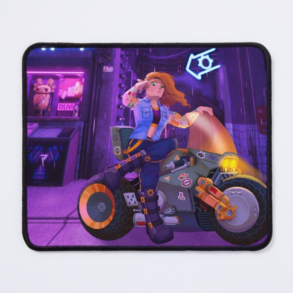 Item preview, olivia on her akira style bike designed and sold by billp227.