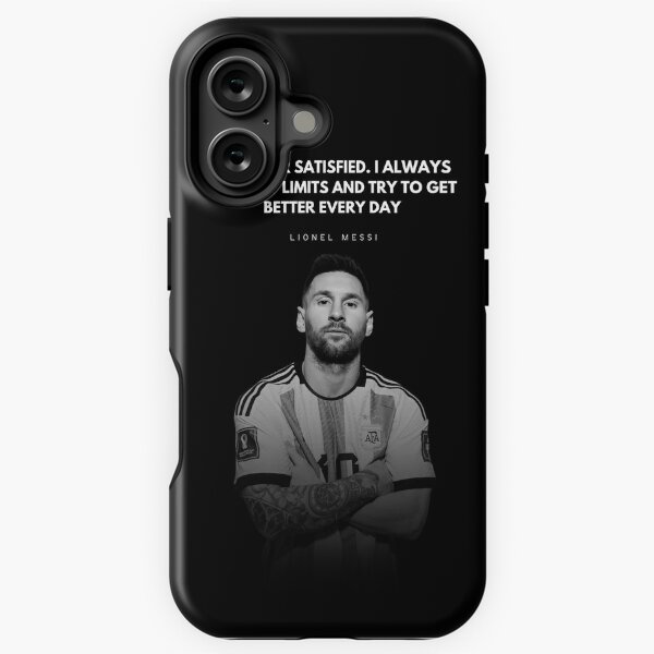 Item preview, Retrato con frase motivacional de Lionel Messi designed and sold by SuccessInsanity.