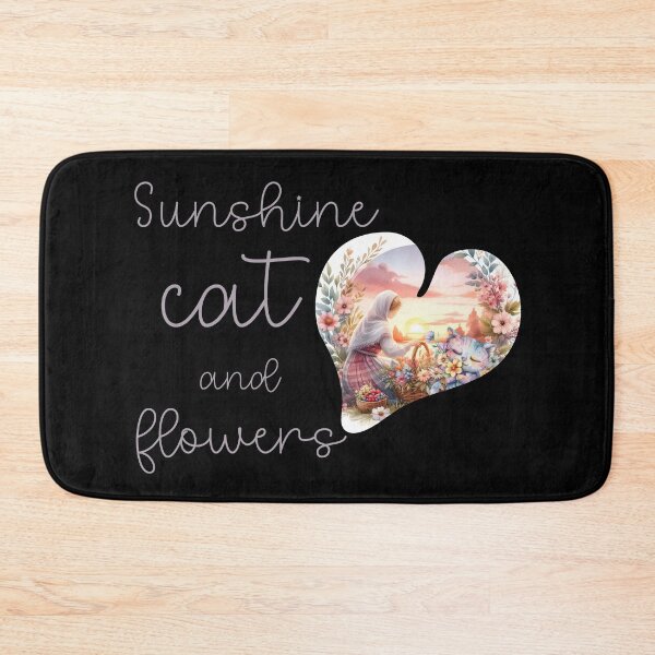 Item preview, Love: Sunshine cat and flowers designed and sold by MatysDesign.