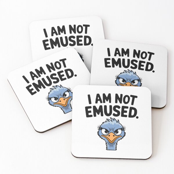 Item preview, I Am Not Emused! Funny Emu Pun designed and sold by PMCreative.