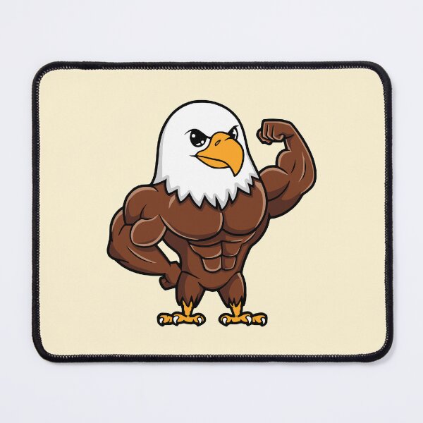 Item preview, Muscular American Eagle! Cute Bodybuilding Eagle designed and sold by PMCreative.