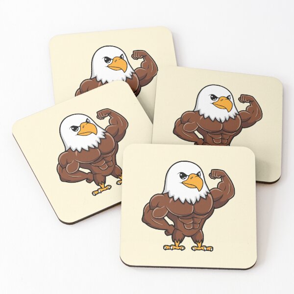 Item preview, Muscular American Eagle! Cute Bodybuilding Eagle designed and sold by PMCreative.