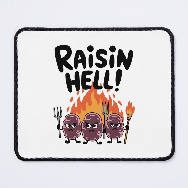 Item preview, Raisin Hell! Cute Raisin Pun designed and sold by PMCreative.