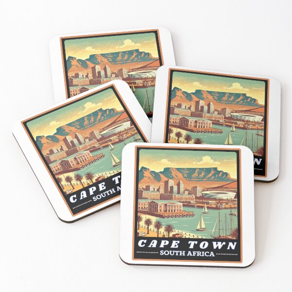Item preview, Cape Town Retro Skyline designed and sold by MaateoDesign.