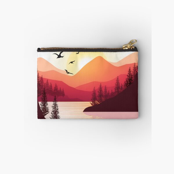 Item preview, Suneset in mountain view designed and sold by vectorillus.