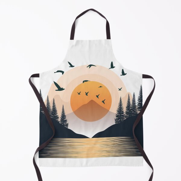 Item preview, Suneset in mountain view designed and sold by vectorillus.