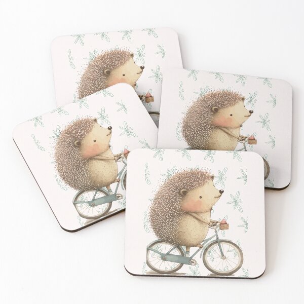 Item preview, Hedgehog Riding a Bike designed and sold by ahoffnag.