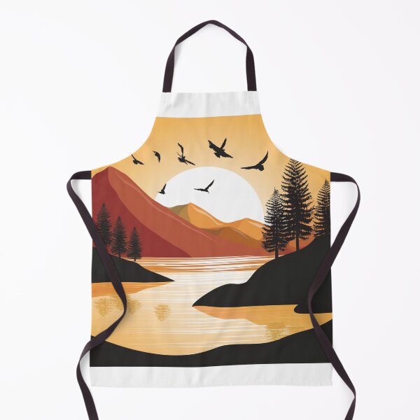 Item preview, Sunset in mountain view designed and sold by vectorillus.