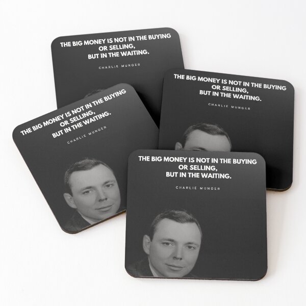 Item preview, Charlie Munger Quote Portrait designed and sold by SuccessInsanity.