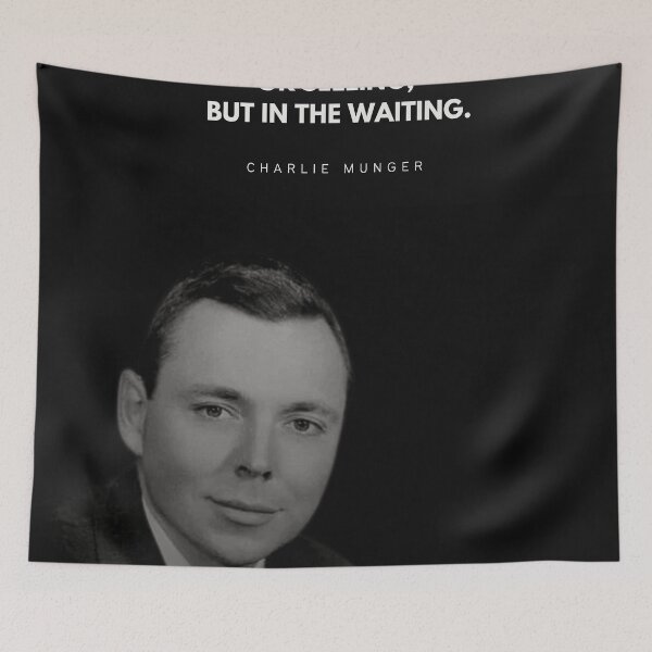 Item preview, Charlie Munger Quote Portrait designed and sold by SuccessInsanity.