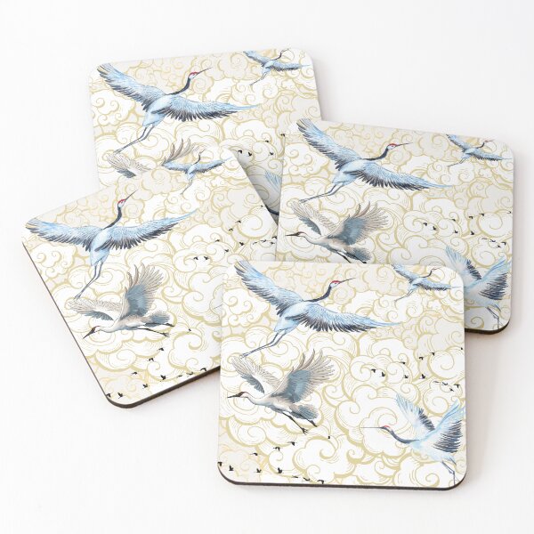 Item preview, Cranes in Flight designed and sold by ahoffnag.
