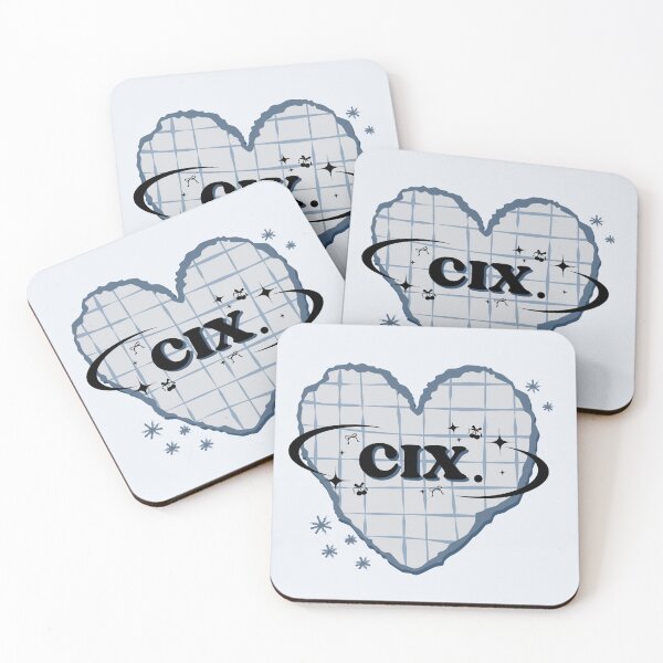 Item preview, CIX K-Pop Design Blue Heart Scrapbook  designed and sold by AJUNICE STUDIO.