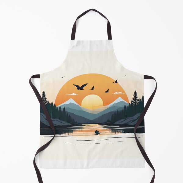Item preview, Sunset in mountain view designed and sold by vectorillus.