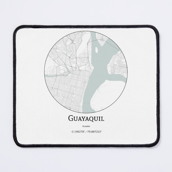 Item preview, Topography of Guayaquil designed and sold by JohnnysHeath.