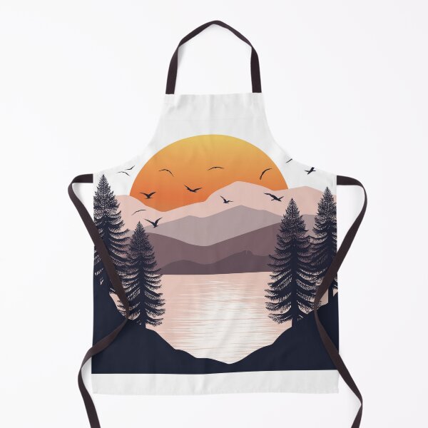 Item preview, Sunset in mountain view designed and sold by vectorillus.